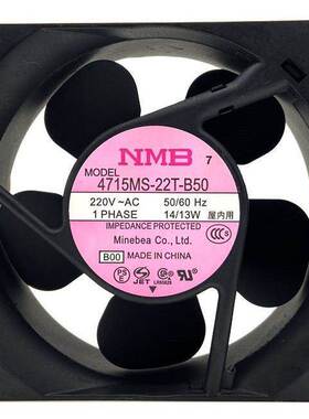 4715MS/PS/FS-20T/22T/23T/20W-B50/B30/B20/5A NMB 散热风扇220V