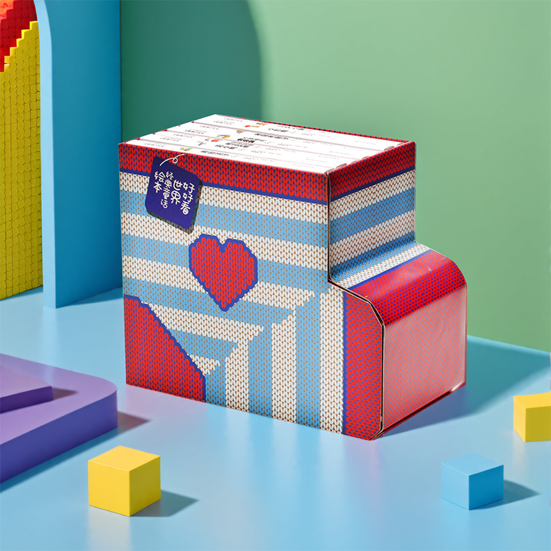 宝宝礼盒周岁礼物经典童话故事绘本8册0-3岁婴幼儿绘本硬纸板书小红帽丑小鸭青蛙王子三只小猪