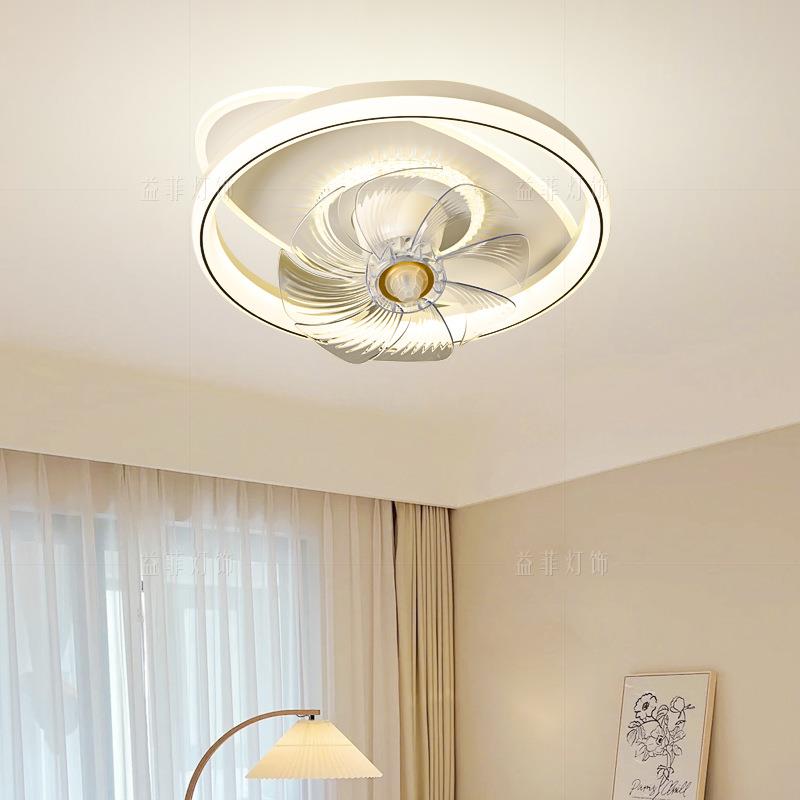 风扇灯卧室灯LED吸顶灯餐厅书房灯具家用房间灯摇头吊扇灯具