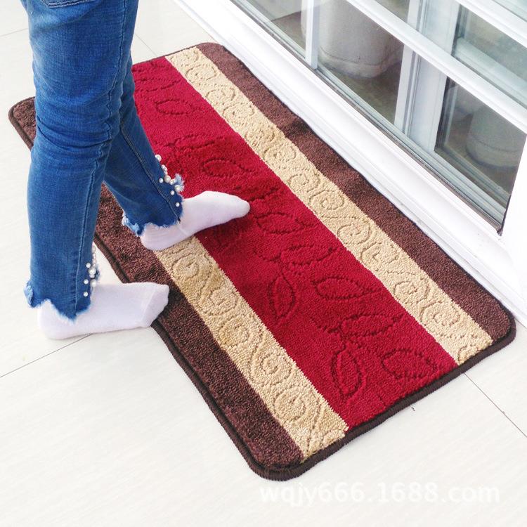 家用地毯厨房地垫长条垫子吸水防油防滑垫卧室卫浴门垫