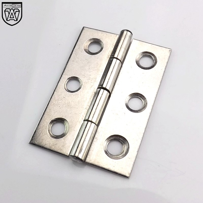 安望2寸6孔不锈钢小合页 轴承折页铰链 柜门木窗普通型合页