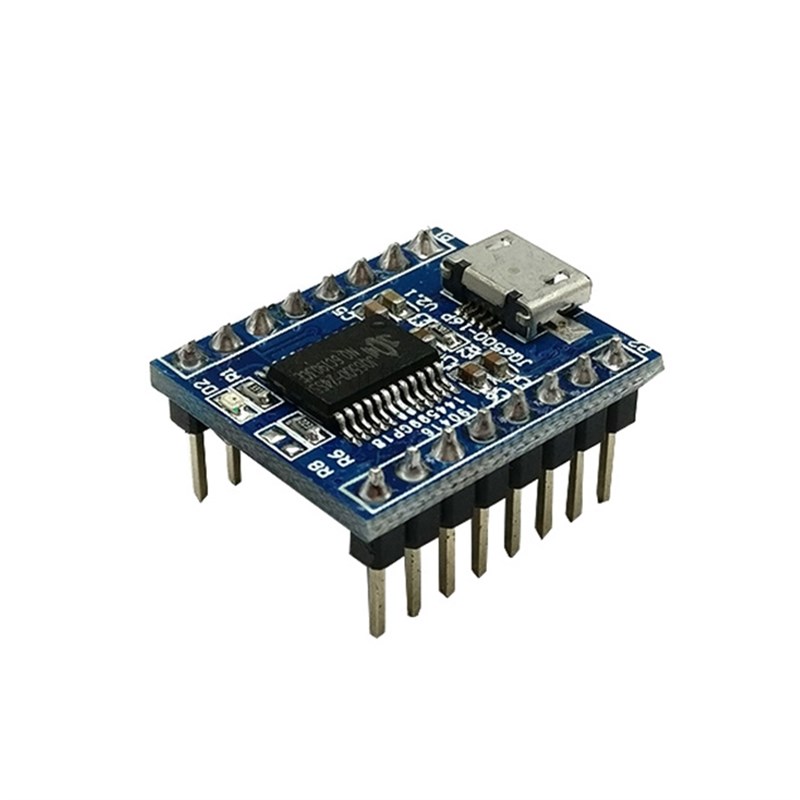 JQ6500语音模块 MP3模块 MCU串口控制播报 一对一5路控制 音乐IC