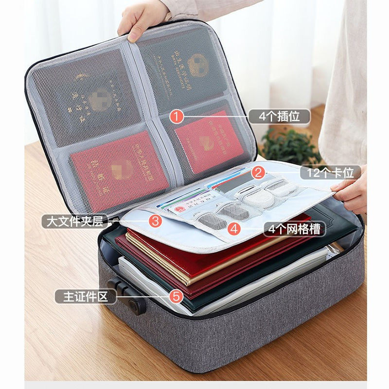 新款证件收纳包盒家用家庭大容量档案文件护照卡包整理袋,电动车/配件/交通工具,电动车锁,淘宝优惠券,粉丝福利购,淘宝优惠卷