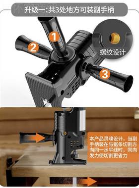 电电钻变往复锯转换头家用小型动锯手多功能持电锯木工89326锯马
