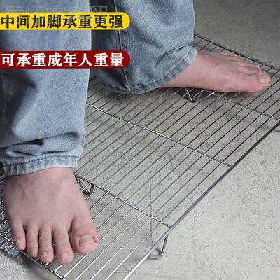 不锈钢烤网片商TPH烘用带脚焙蛋糕晾凉网烧烤篦烧架子保鲜柜滤水