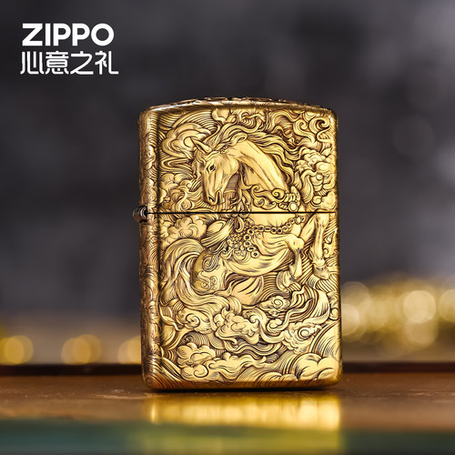 ZIPPO礼品旗舰店平步青云打火机