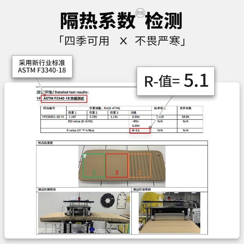 CC小奶酪露营自动充气睡垫奶酪垫户外帐篷床垫双人充气防潮地垫