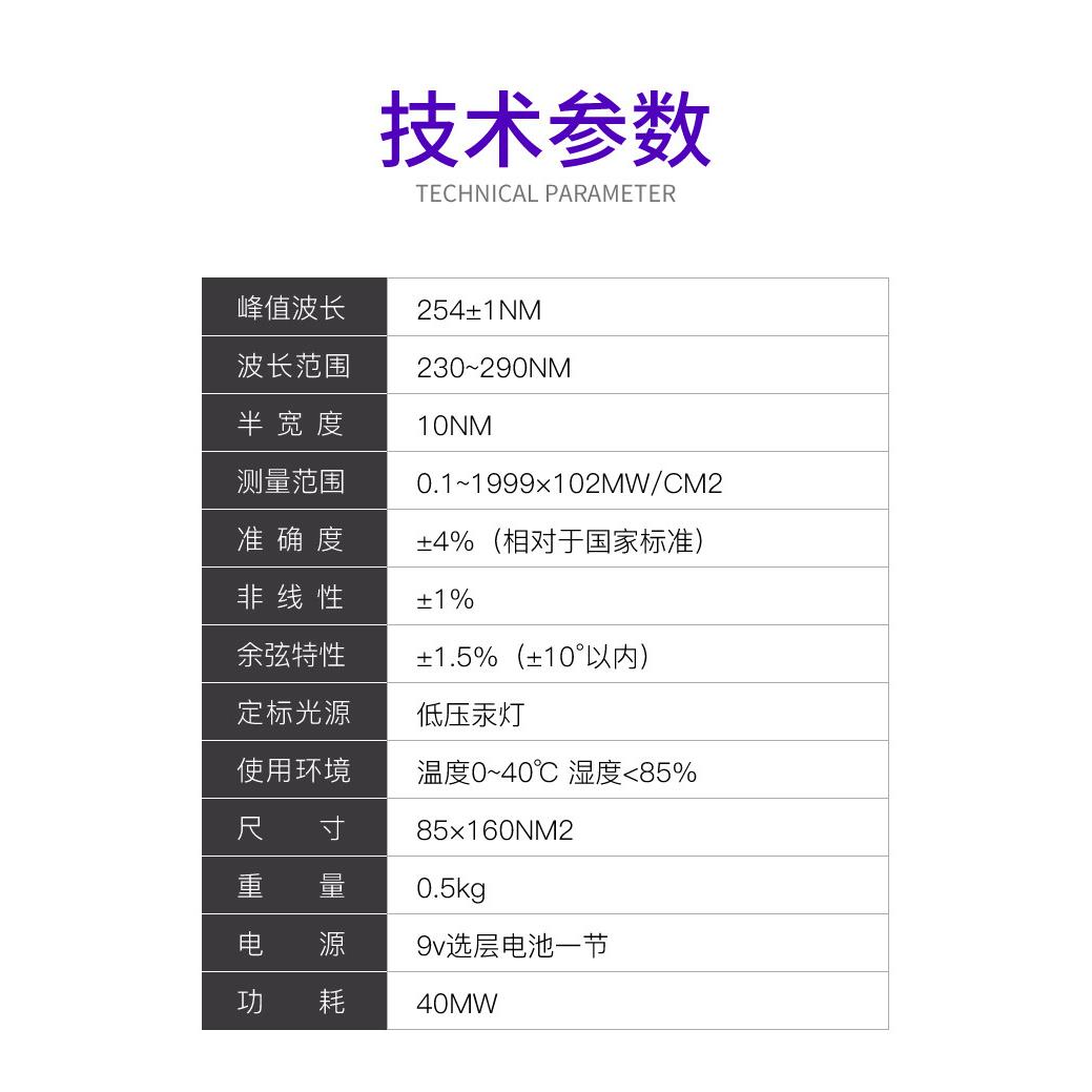 数显紫外光辐射照度检测计紫外线测定仪器ZDZ-1上海嘉定学联254nm