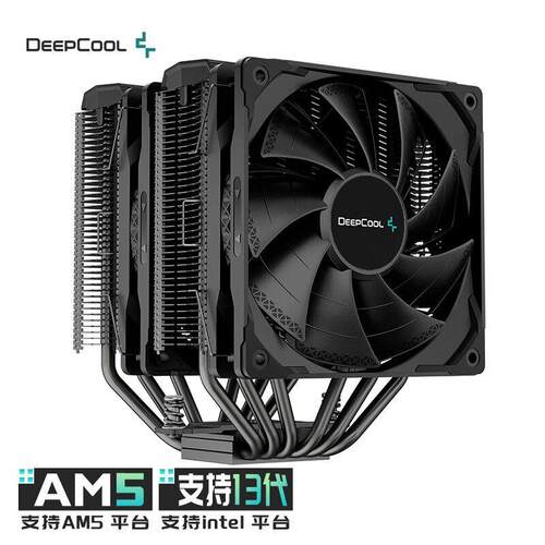 九州风神AG620大霜塔V5台式主机双塔风冷ARGB6热管CPU散热器13代