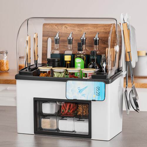 厨房调料盒组合套装家用调味罐佐料油盐酱醋全套收纳放筷子刀具架