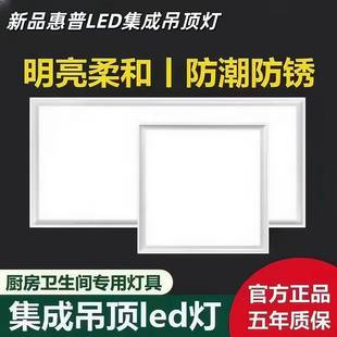 30x60平板灯厨房卫生间浴室铝扣板吸顶灯阳台 集成吊顶led灯嵌入式