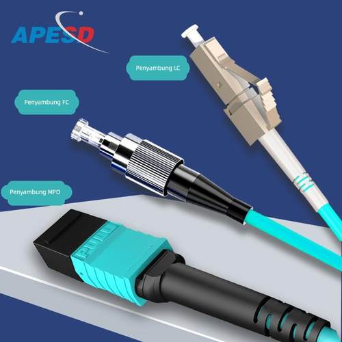 MPO多模LC/FC光纤跳线8芯12芯24芯LSZH万兆公母头B级性OM3/0M4