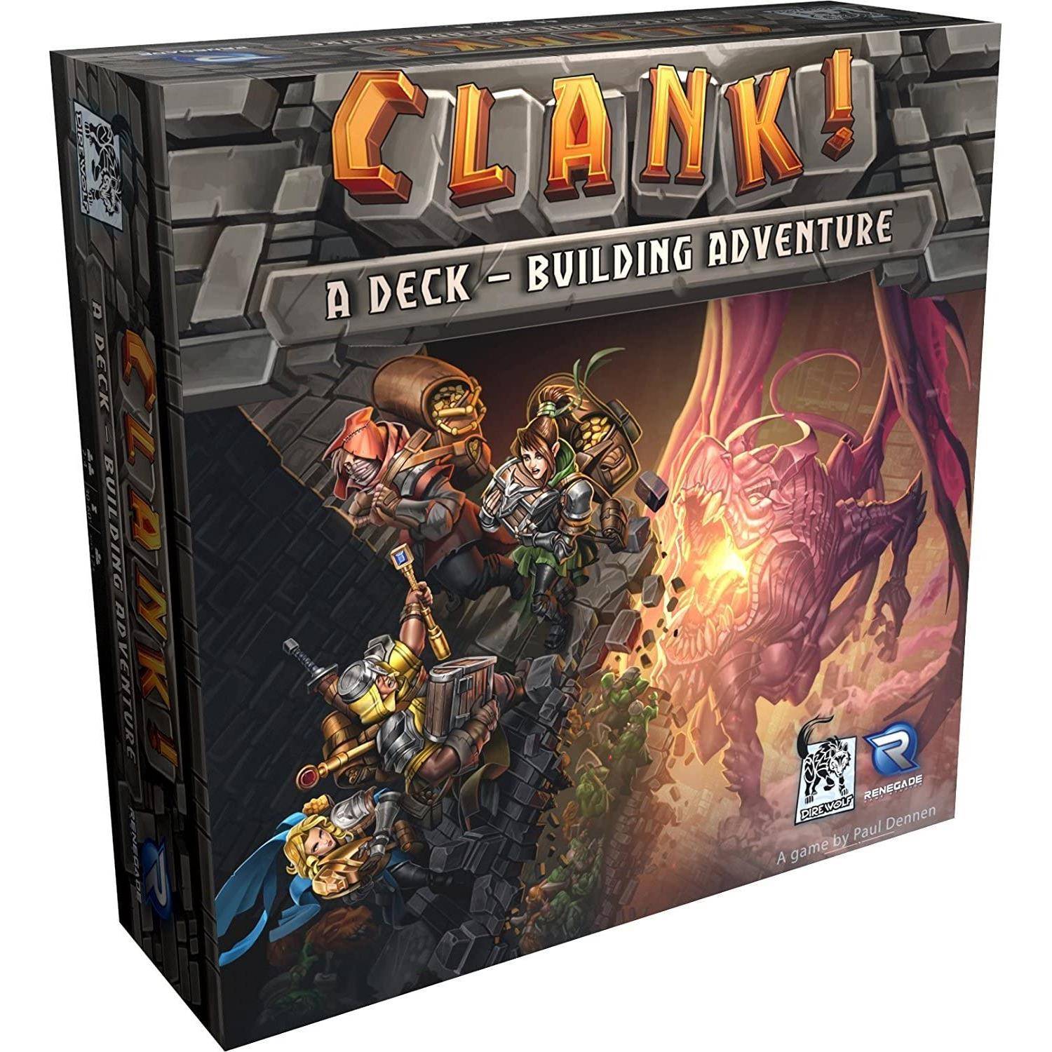 龙穴寻宝Renegade Game Studios Clank!叮当英文版桌游卡牌游戏