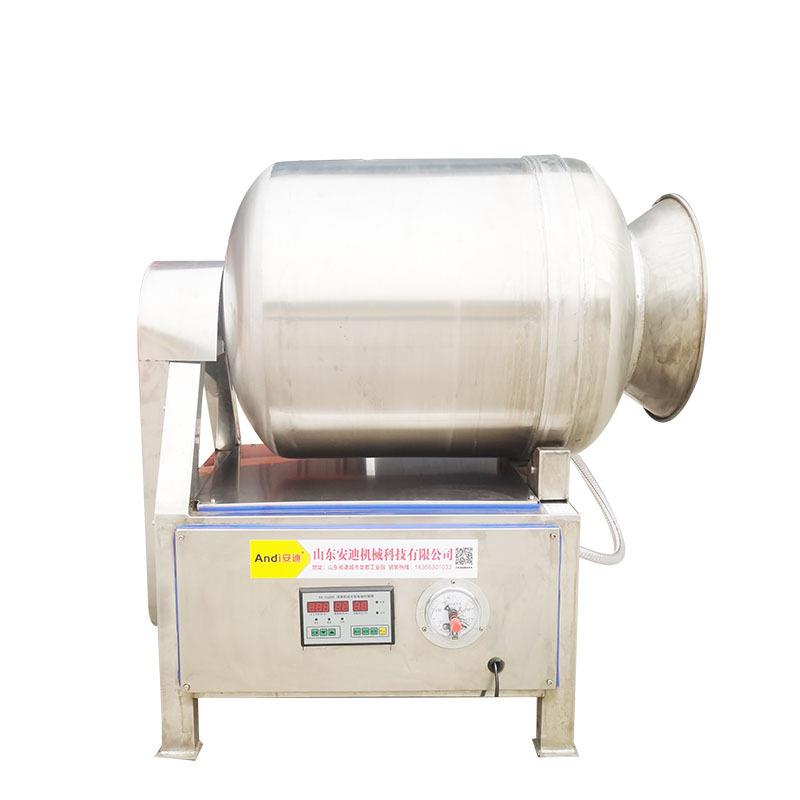 商用全自动真空滚揉机肉制品加工成套设备小型牛羊肉丸子腌制机