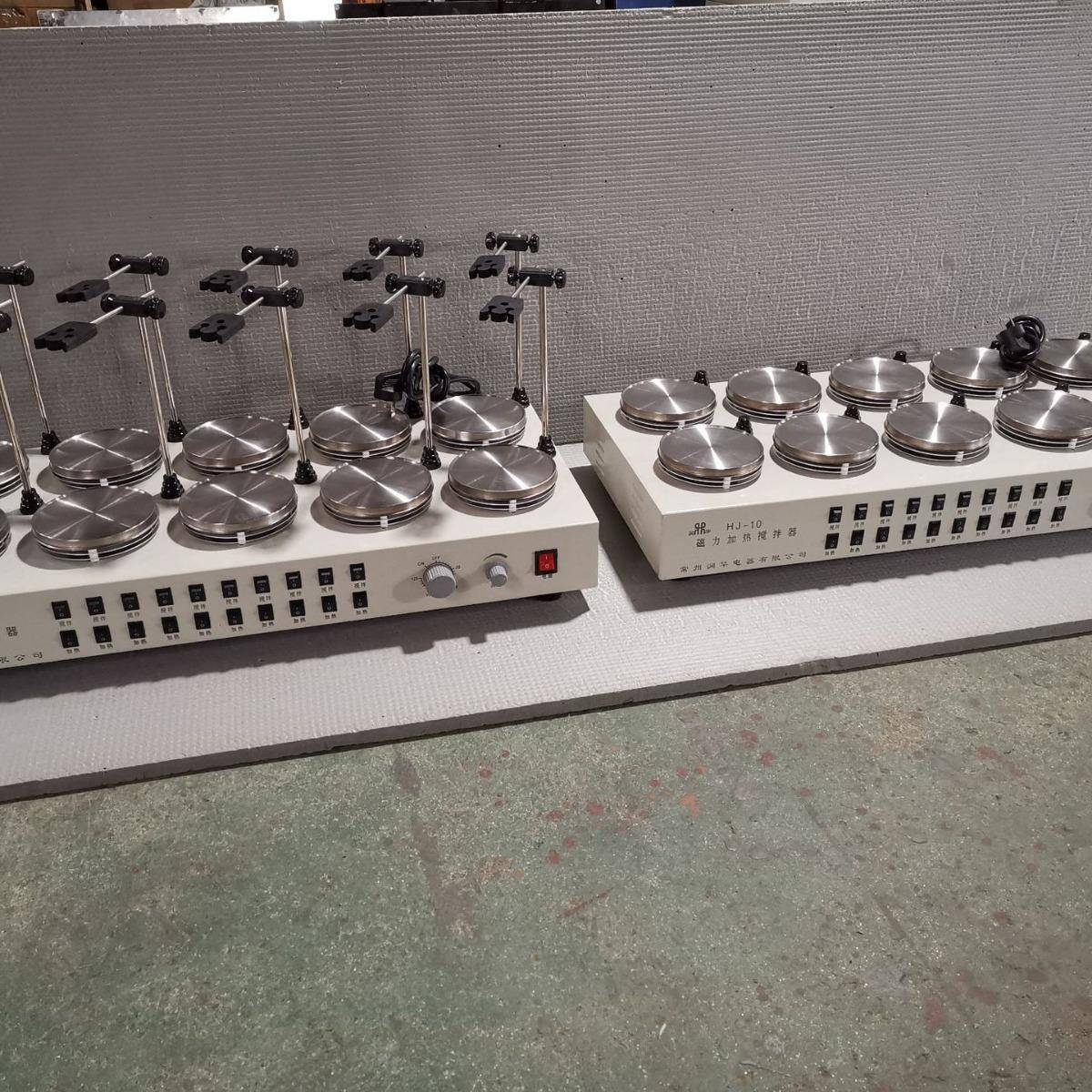 多头磁力搅拌器HJ-10速度可调定时不锈钢加热盘