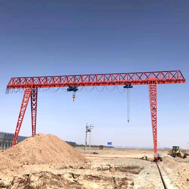 单梁龙门吊电动遥控轨道龙门吊室外露天港口码头用单梁龙门吊