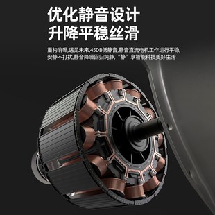 带轮儿童黑板家用 电动升降磁性钢化玻璃白板哑光防眩写字板支架式