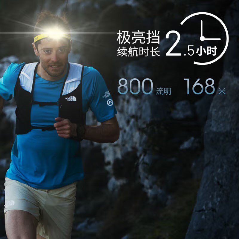 NITECORE奈特科尔UT27户外轻量头灯越野跑聚泛白红光兼容7号电池