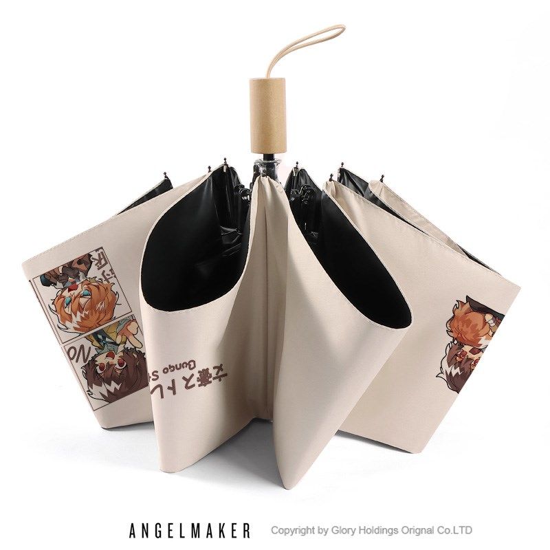 文豪野犬周边动漫中原中也太宰治同人双黑cp晴雨两用雨伞太阳防晒