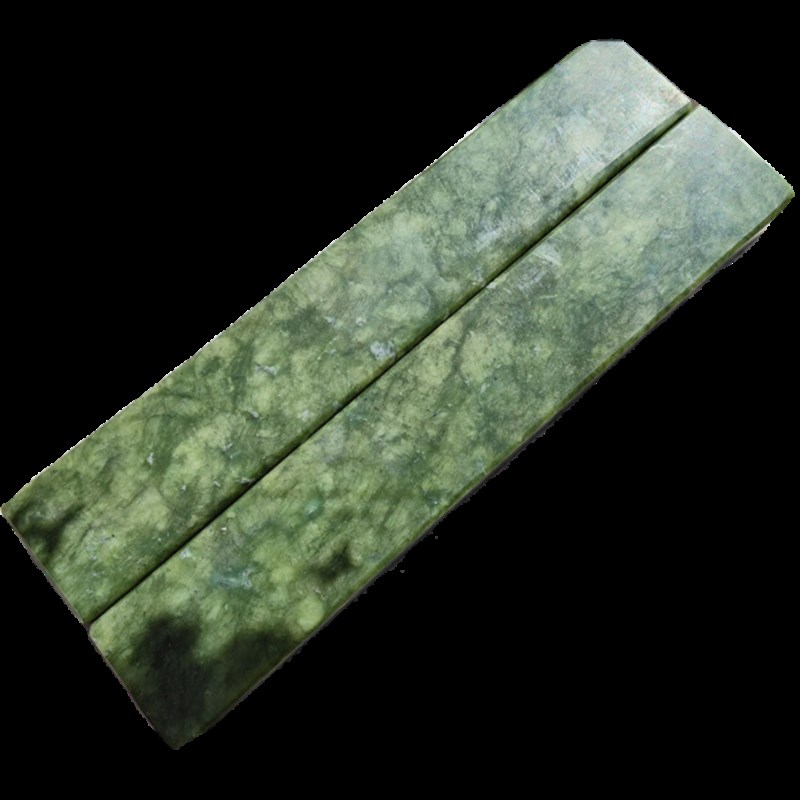 镇纸岫玉甲翠天然玉石镇尺压宣纸压书大镇纸整块原石切割文房书法