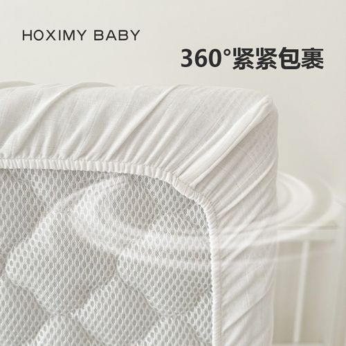 新生婴儿床单儿童拼接床垫罩四季通用纯棉纱布床套宝宝床笠可定做