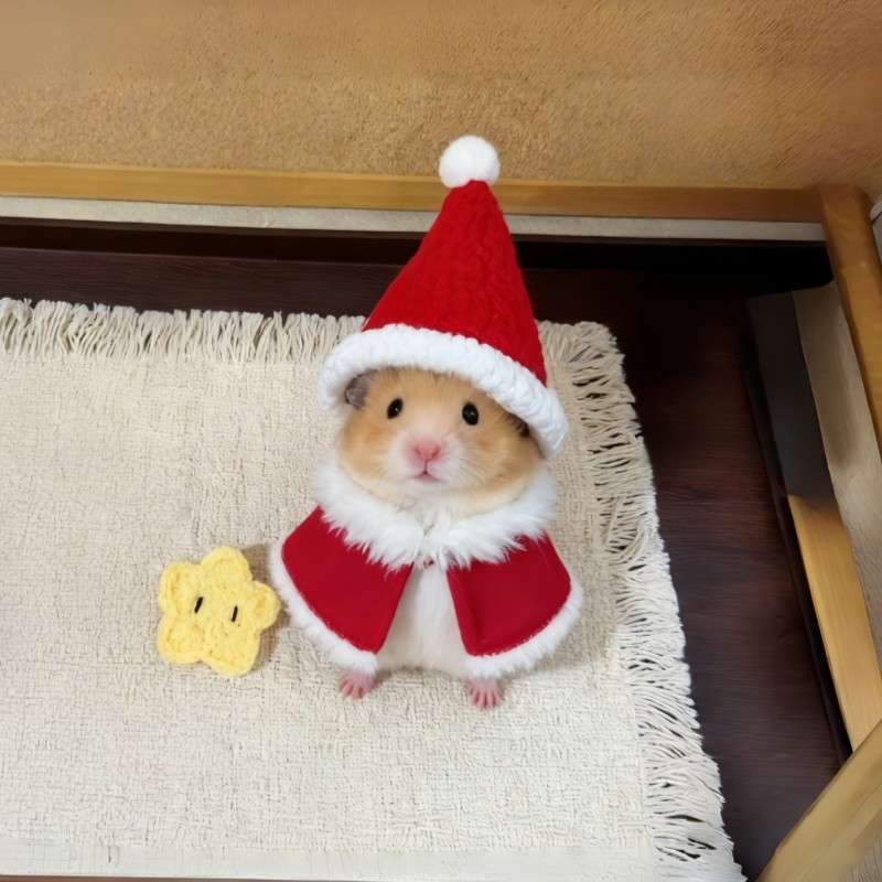 【仓鼠也要过圣诞】宠物圣诞衣服仓鼠过冬可爱圣诞节衣服圣诞帽,宠物/宠物食品及用品,玩具/造景装饰,淘宝优惠券,粉丝福利购,淘宝优惠卷