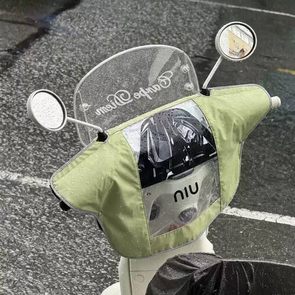电动车中控防雨罩透明摩托车踏板