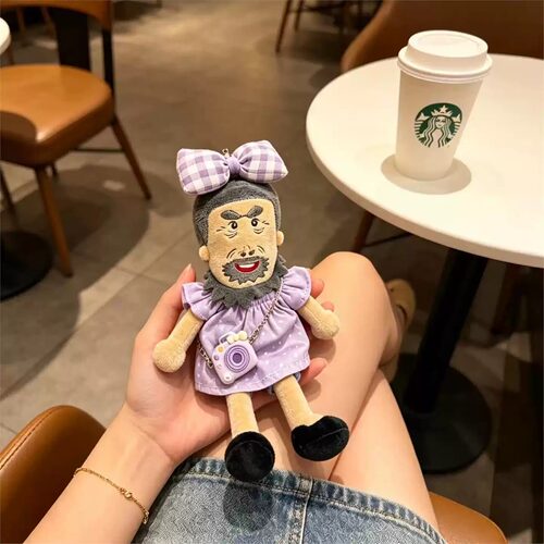 大耳朵图图牛爷爷毛绒玩偶挂件