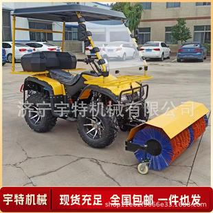 小型扫雪机手推式 大棚型家用物业抛雪全齿轮柴汽油座驾清雪除雪车