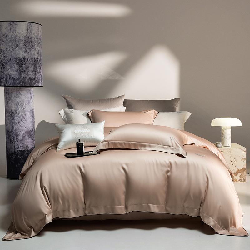 免烫抗皱天丝丨EasyCare丝滑沁凉纯正60支兰精天丝四件套天鹅烫钻