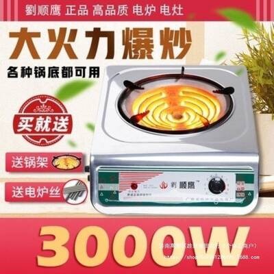 刘顺鹰电炉子家用灶炉多功电热炉300WZMU可调温电丝能炒0菜电灶