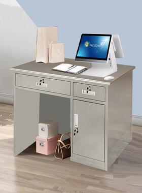 重台不锈称钢超市银台不钢小桌子便利店服装店吧台AL102112桌收锈