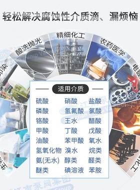 江南磷厂家CMB-50-32160氟塑料衬氟磁力泵压力罐EZV废水泵 化酸