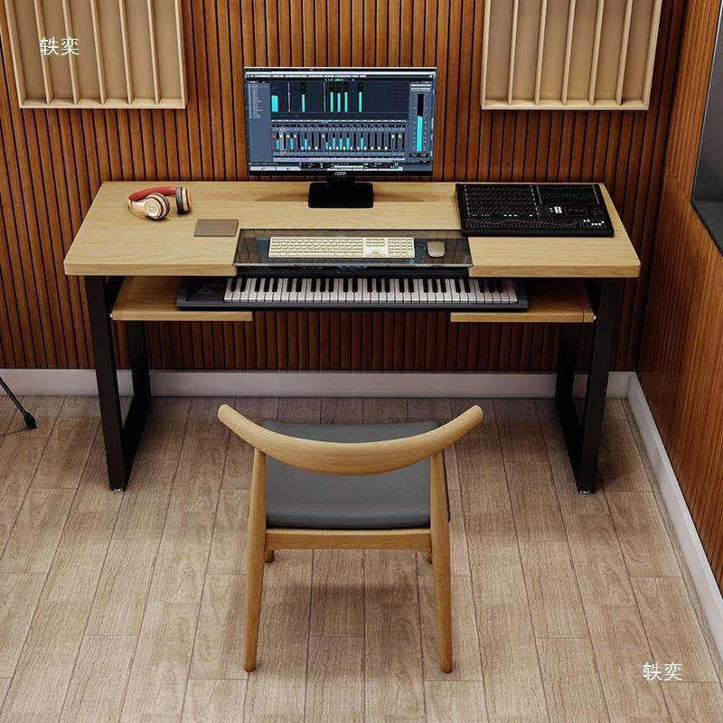 音乐制作桌编音曲工作台录棚mii键盘录音琴桌音录室电钢工作FWGd