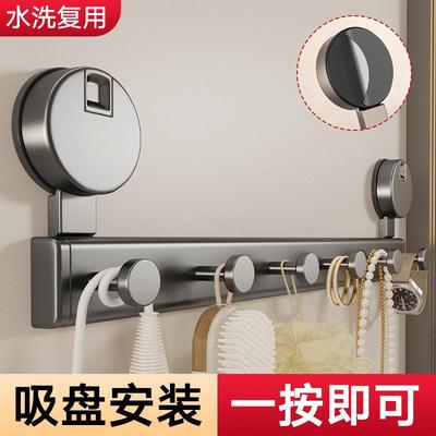 吸免盘门后挂钩强置力粘胶打HAV承孔重墙壁物架挂衣架墙上壁挂排