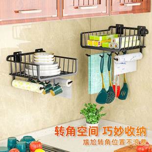 供应厨房免打孔橱收纳神柜器柜门下调IAK料挂物置架清库处 厂家
