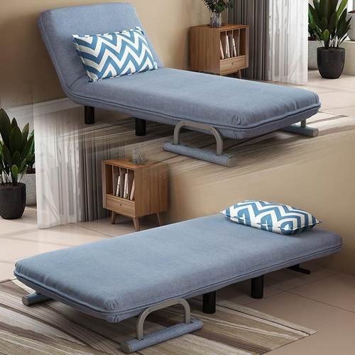 折叠床沙发单人床家用办公室两用午休人双可懒人折叠沙MDL发椅三