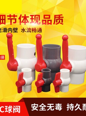 止水110pvc排水管开关阀门闸阀塑料管管件手动排污4寸75简单管