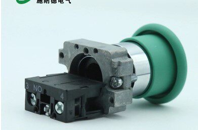 金属蘑菇头按钮开关XB2BC31 CBC41C 22mm自复位1NO