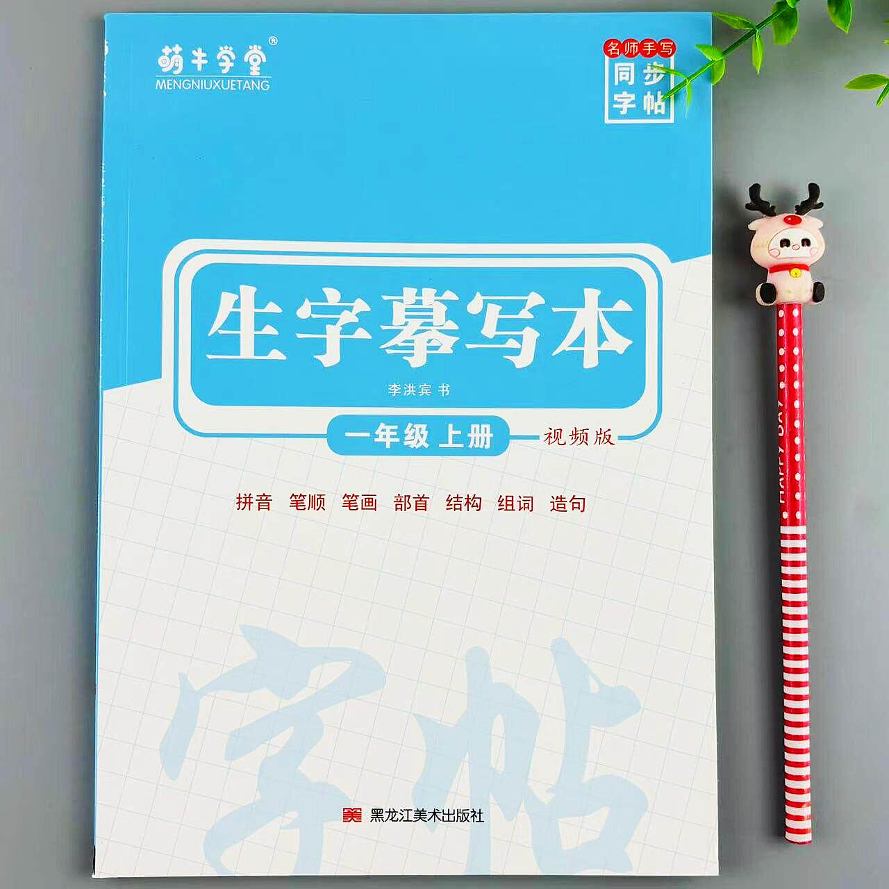 生字摹写本一年级上册语文
