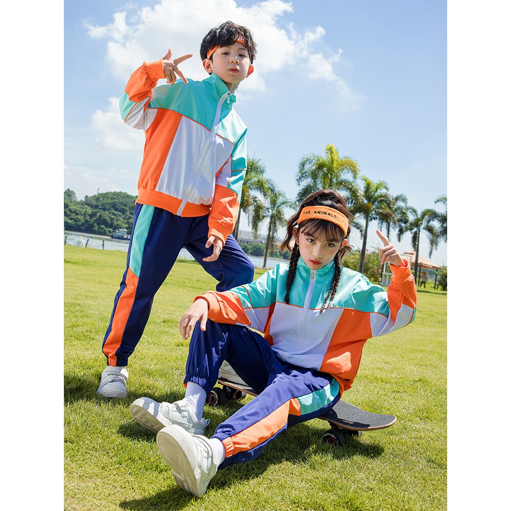 2026新款小学生校服春秋款班服三件套潮酷儿童班服幼儿园园服教师