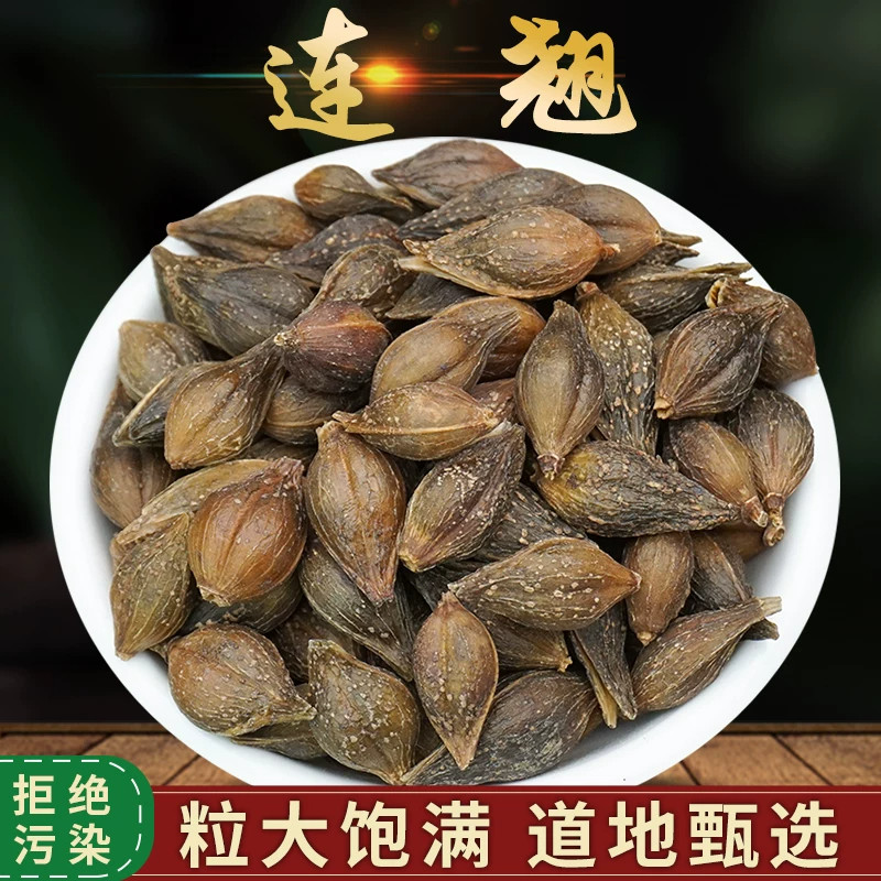 野生连翘中药材正品500克特级青翘金银花连翘泡茶泡水喝