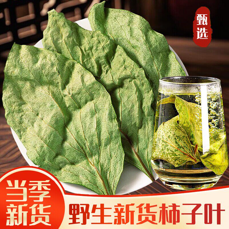 柿子叶500g中药材降霜后干柿子叶新鲜新货泡水茶柿子叶功效与作用