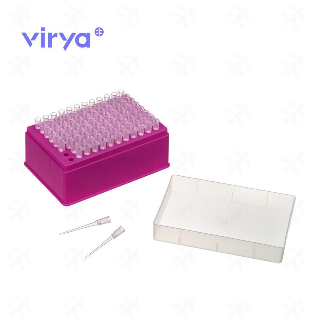 virya 1000μl工作站吸头移液枪头低吸附灭菌 滤芯透明 3258038
