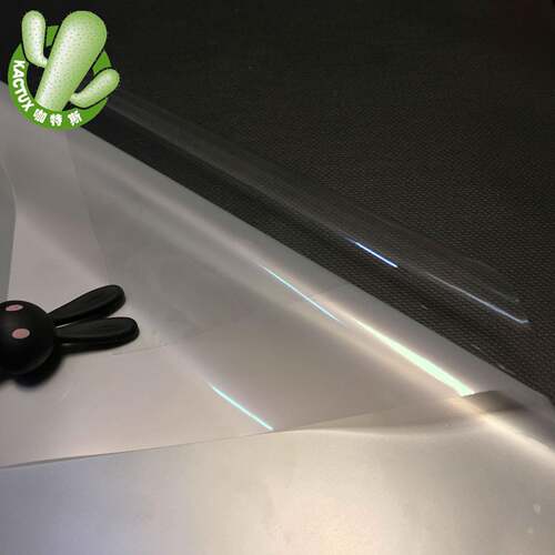 弱溶剂透明玻璃贴油性可喷透明膜透明车身贴pvc背胶GLORY可移胶