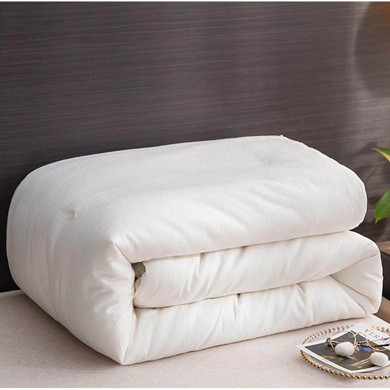 手工母婴A类蚕丝被100蚕丝夏被春秋被子全棉冬被四季子母被芯