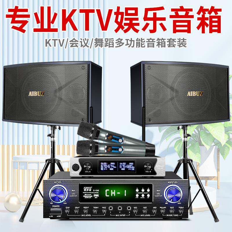 6寸8寸10寸ktv音响套装家用卡拉OK会议室舞蹈室壁挂音箱