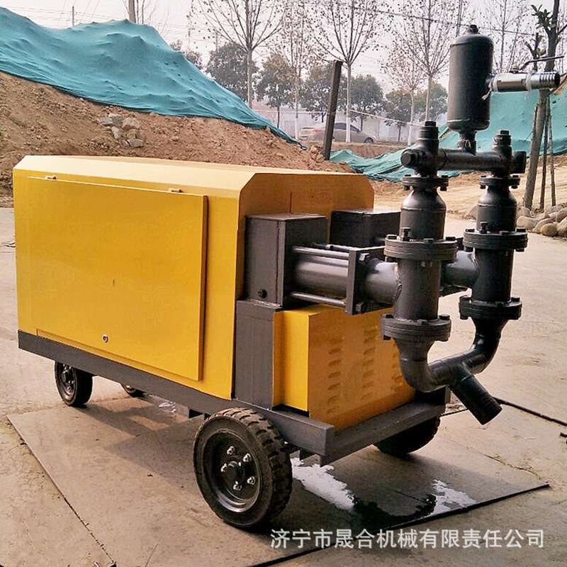 双缸双液混凝土输送泵 建筑公路隧道桥梁用水泥注浆机