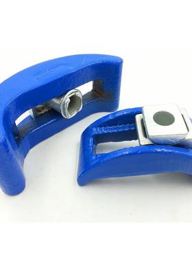 精锻罗门弓形压板模具蓝色C型压板可调式注塑机锁模压板