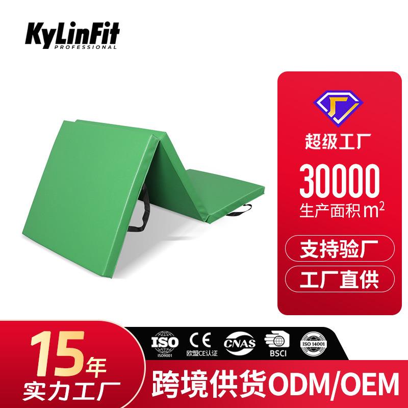 PU皮革瑜伽体操垫空翻舞蹈练功健身体操垫仰卧起坐垫海绵体操垫